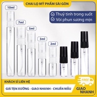 Glass perfume bottle, 2ml, 3ml, 5ml, 7ml, 10ml, compact mist spray bottle - BuyOne - BOPE12