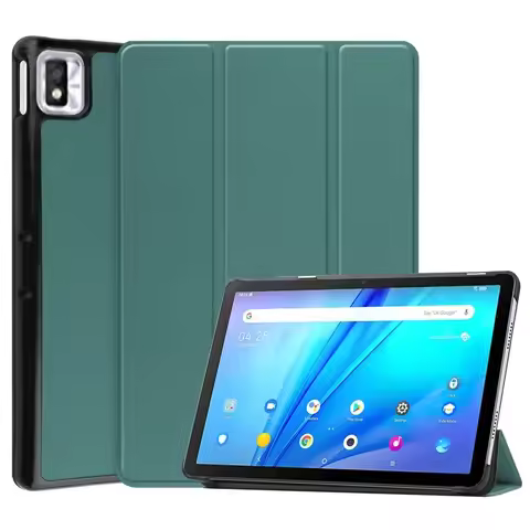 Smart Tablet Funda For TCL Nxtpaper Tab 10s Case Tri-Folded PU Leather Stand Cover For Coque TCL 908