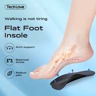Tech Love Flat Foot Arch Support Insole For Woman And Men Flat Foot Correction Insoles Flat Foot Sym
