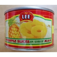 ✡234g Lee Pineapple Slices 李风梨罐头♢