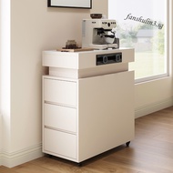 Light Luxury Simple Island Cabinet Household Rock Board Island Cabinet Movable Storage Edge Cabinet 