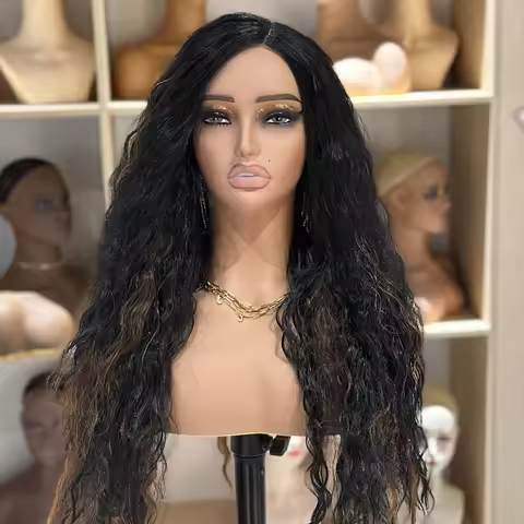 Mannequin Head with Shoulders Wig Display Head European and American Fashion Woman Manikin Heads