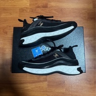 Chanel正品香奈兒運動鞋 低幫徽標休閒鞋 女款 黑色 36碼