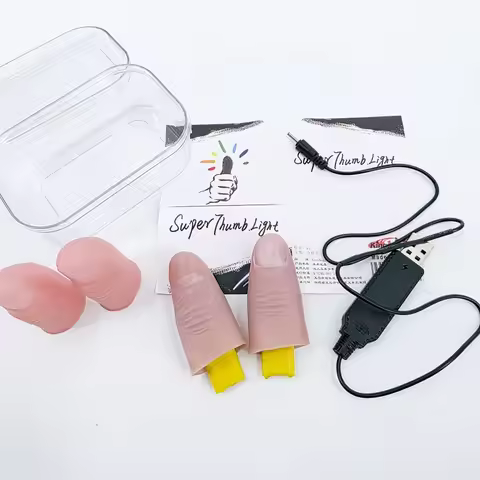 Super Thumb Light Magic - 7 Color Professional Light Set for Stage Illusions Professional Magician T