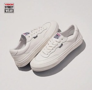 Vision Street Wear 復古街頭滑板鞋/全白 皮革/ 23.5(EU37)