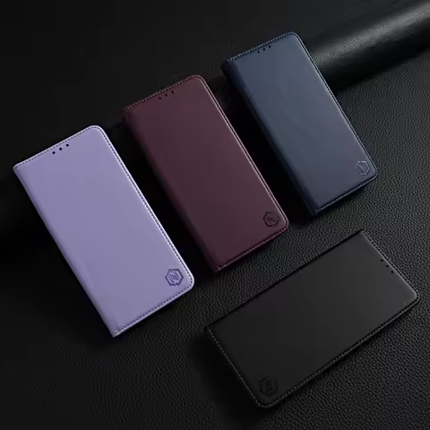 Wallet Skin friendly Card Slot Strong Magnetic Flip Leather Case For Xiaomi 13T 11T Poco X6 C65 X5 R