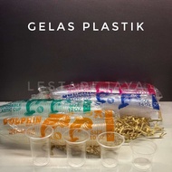 Gelas Cup Plastik Cup Plastik Cup Pop Ice Cup Juice Cup Gelas Plastik PP Gelas Plastik Murah isi 50 