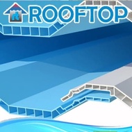 Atap Rooftop atap berongga bahan pvc tebal 10mm
