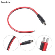 TREA 30cm 11 8inch Long 8 0x2 0mm Female Male to Pigtail End Power Cable Bare Cord