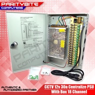 CCTV Centralize Power Supply Adapter DC 12V 30A W/ 18CH Box