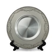 Flora Expressions Pewter Plate (M)