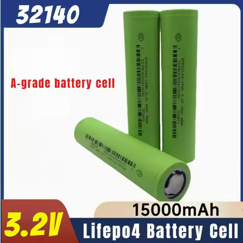 3.2V 48WH 15Ah 32140 Lifepo4 Battery Large Capacity Scooter Battery Cell A-grade Lifepo4 32140 for D
