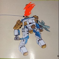 淨機械人 Lego Sets Ninjago Core 71761 Zane’s Power Up Mech EVO LEGO樂高旋風忍者系列 Zane 升級機甲變裝EVO 71761 不包官方瑕疵 