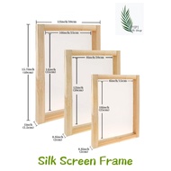 Wooden Silk Screen Frame /Wood Printing Frame Fabric (Frame only)8"x12",10"x14"