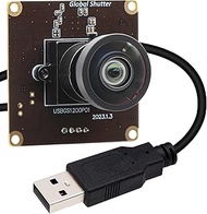 SVPRO 2MP Global Shutter USB Camera Board 90fps High Speed Webcam Module with Distortion-Free 120 De