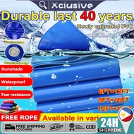 【Free Rope】Xclusivehome Trapal Waterproof Makapal Sale Japan Lona Trapal Heavy Duty Lona Trapal Rubb