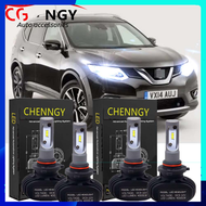 สำหรับNissan X-Trail / X Trail (T32) ( ปี 2013 - 2018 ) หลอดไฟหน้าแบบLED High Low Beam 12-24V 6000Kส