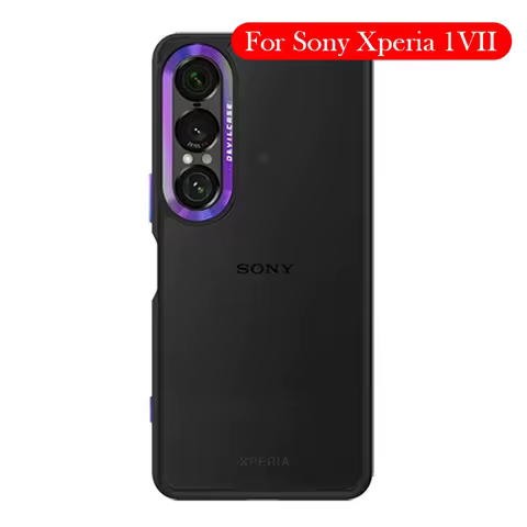 DEVILCASE Transparent Case For Sony Xperia 1VII Airbag Back Cover Case for SONY Xperia 1 VII