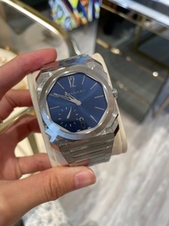 Bulgari OCTO FINISSIMO blue 寶格麗超薄藍面自動機械腕錶，103431