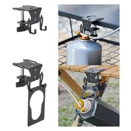 [szlztmy2mg] Outdoor Gas Tanks Hook Butane Canister Holder with Durable Iron Sleeve for Travel Porta