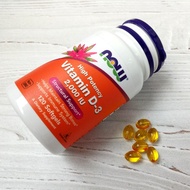 Vitamin D-3 (D3) Now Foods (50mcg / 2000 IU) (120 Softgels) | EXP : 11/2022