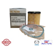 Genuine Mazda Oil Filter for Mazda CX-7/Mazda 8/Mazda 6 2.3/Ford Escape 2.3 - L321-14-302