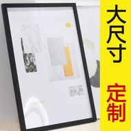 [48H Shipping] Large size solid wood picture frame for wall hanging24Inch28Inch36Inch40Inch4K2K1K Fu