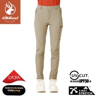 [Wildland Wildland Women's Elastic CORDURA Cool Wear-Resistant Mountain Travel Pants < Khaki >] 0B21