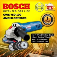 SYK BOSCH GWS 750-100 Angle Grinder Bosch Grinder Machine Mesin Electric Grinder Mesin Grinder - 060