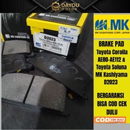 Front Brake Pads for Toyota Corolla AE80-AE112 & Toyota Soluna (Fr) MK Kashiyama D2023 Original Japa