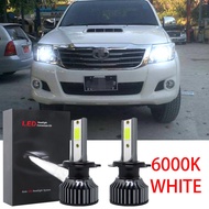 2PC Front LED Headlamp Headlight 6000K white FOR Toyota Avanza (F650) 2012-2018 Toyota Hilux Vigo 2004-2018