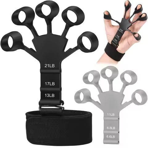 1/2Pc Silicone Grip Strengthener for Finger Exerciser Wrist Recovery Training Stretcher Arthritis Tr