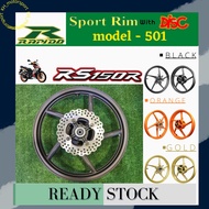 RAPIDO 501 RS150R RS150 5LEG PNP SPORT RIM with DISC