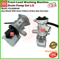 LG Washing Machine Front Load Water Drain Pump / Drain Motor 5859EN1004B FC1408R4W Complete Set