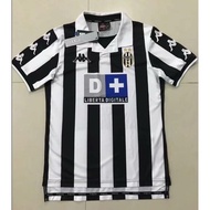 เสื้อกีฬาแขนสั้น ลายทีมชาติฟุตบอล Juventus 1999 2000 ชุดเหย้า สไตล์วินเทจ คุณภาพสูง สําหรับผู้ชาย