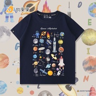 2026 Fashion 2026 Astronaut Moon Earth Space Series Merchandise T-Shirt Men Women Creative Pure Cott