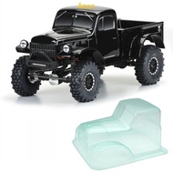 Amon 313mm Wheelbase RC Car Body Shell Semi-Truck Clear Shell for 1 10 RC Crawlers