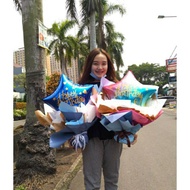 Birthday Balloon Bucket Birthday Balloon Gift/ size 80x70cm specifically for gojek F1