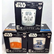 STAR WARS On The Rocks Glasses - Darth Vader; R2-D2 & BB-8 (Set of 3)