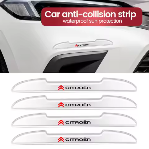 Bumper Strip Car Door Anti-Collision Emblem Sticker For Citroen C4 C3 C5 AIRCROSS C5X e-C4 X e-C3 C-