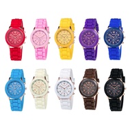 【Ready Stock】☜✾Boy Girl GENEVA Silicon Analog Wrist Watch Fashion #GR-01