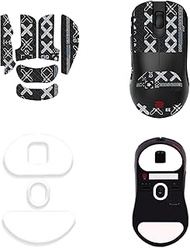 NOUKAJU Mouse Grip Tape Full Coverage for BenQ Zowie FK2-DW, Self-Adhesive Sweat-Resistant Professio