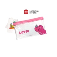 MINISO Disney Clear PVC Stationery Cases Pencil Bag - Snoopy / Lotso/ Alien