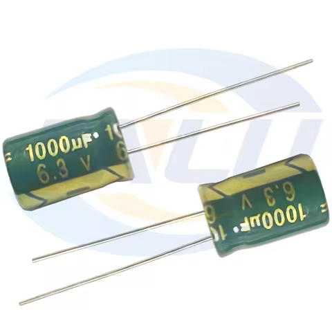 20pcs 6.3V1000uf Volume 8x12mm Aluminum Electrolytic Capacitor 6.3v 1000uf 6.3v1000MF 1000MF6.3v 6.3