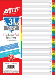 Astar Plastic Index Divider