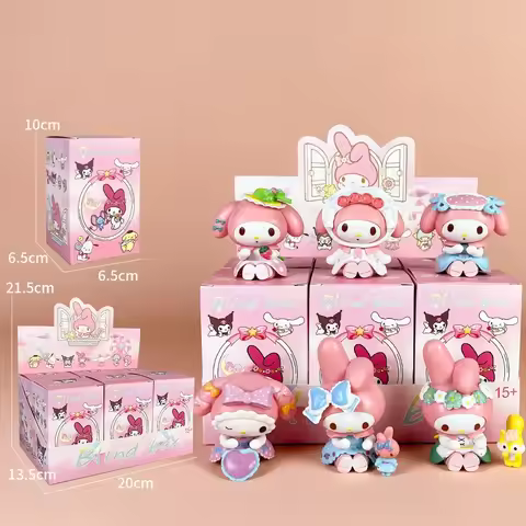 Melody Tea Party Blind Box Tide Play Display Piece Tie Cute Desktop Hand Do Gift Decoration Collecti