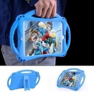 iPad防摔3面把手平板保護套-卡通ipad Air多色可愛硅膠全包殼蘋果Apple兒童用