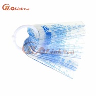18 sheet Plastic Feeler Gauge Feeler Plastic Plugs 0.05-1.5mm Thickness Gauge Measurement Tool gap g