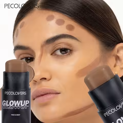 Face Contour Stick Bronzing V-Face Sculpting Nose Shadow Stick for Natural Dimensions Long-Lasting N