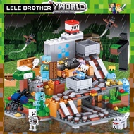 แนะนำ -พร้อมส่ง ตัวต่อเลโก้ มายคราฟ พร้อมมายคราฟมินิฟิกเกอร์ ของขวัญเด็ก เลโก้มายคราฟ ของเล่นเด็ก 7 